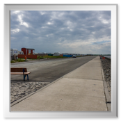 Vor und hinter dem Deich