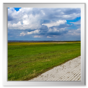 Vor und hinter dem Deich